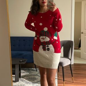 Cozy Holiday Sweater Dress